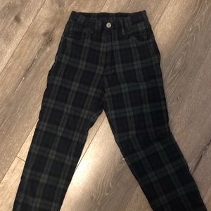 Stretchy Plaid Pants